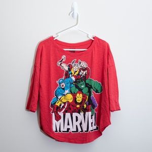 ⚡️ Marvel 3/4 Sleeve Top